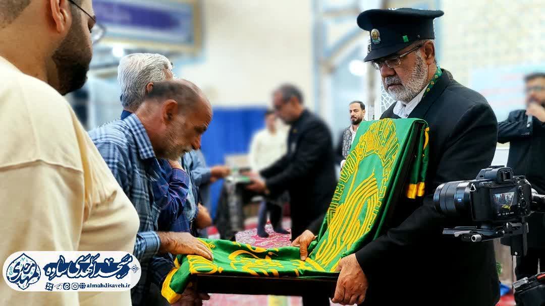مراسم استقبال از کاروان خادمین و پرچم متبرک حرم مطهر رضوی